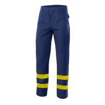 Pantalon de travail haute visibilité ignifuge antistatique à poches multiples Velilla 603002