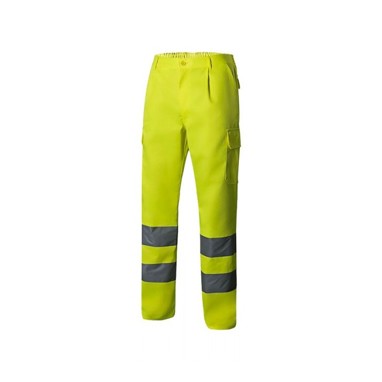 Pantalon de travail haute visibilité à...