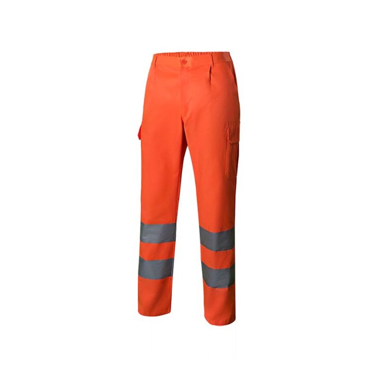 Pantalon de travail haute visibilité à...