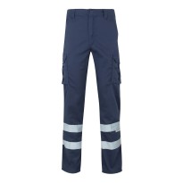 Pantalon de travail haute visibilité stretch à multiples poches Velilla 103014S
