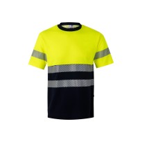 T-shirt de travail bicolore haute visibilité Velilla RS 305509