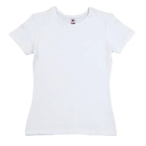 T-shirt col rond de travail en 100% coton Velilla Lady 405501