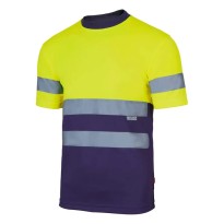 T-shirt technique bicolore de travail à haute visibilité Velilla 305506