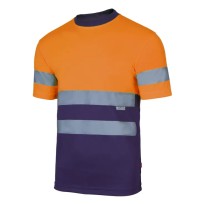T-shirt technique bicolore de travail à haute visibilité Velilla 305506
