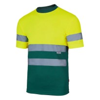 T-shirt technique bicolore de travail à haute visibilité Velilla 305506