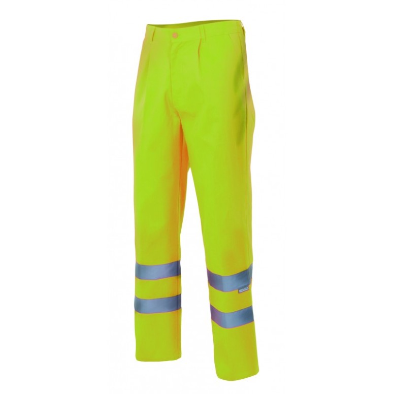 Pantalon de travail doublé haute visibilité à...