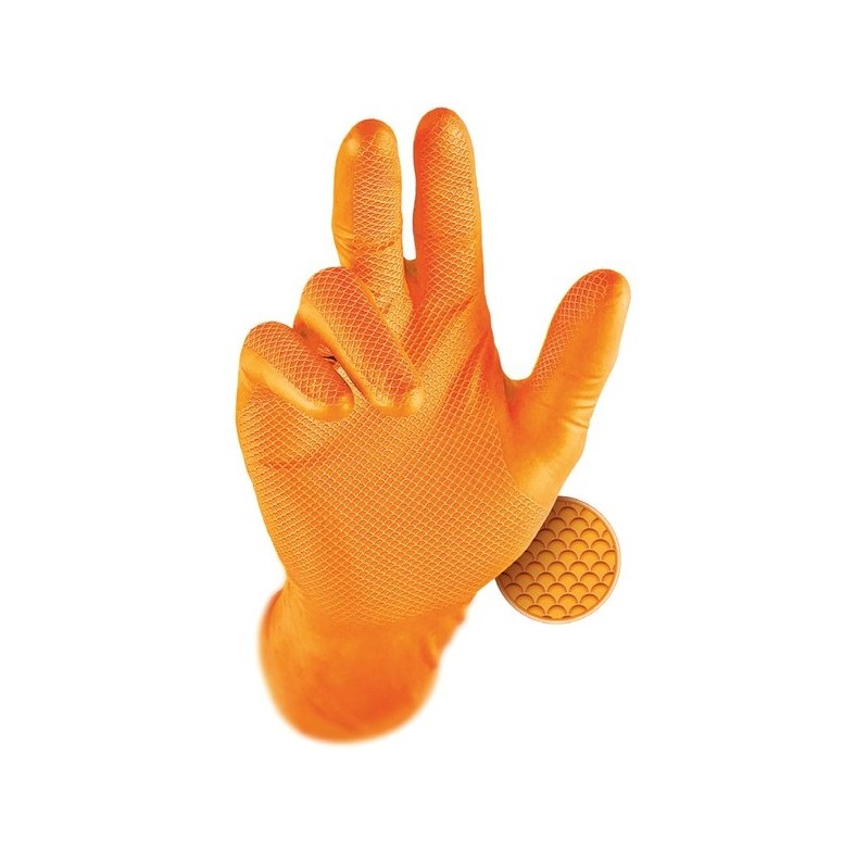 50 pièces - Gants de travail jetables Grippaz...
