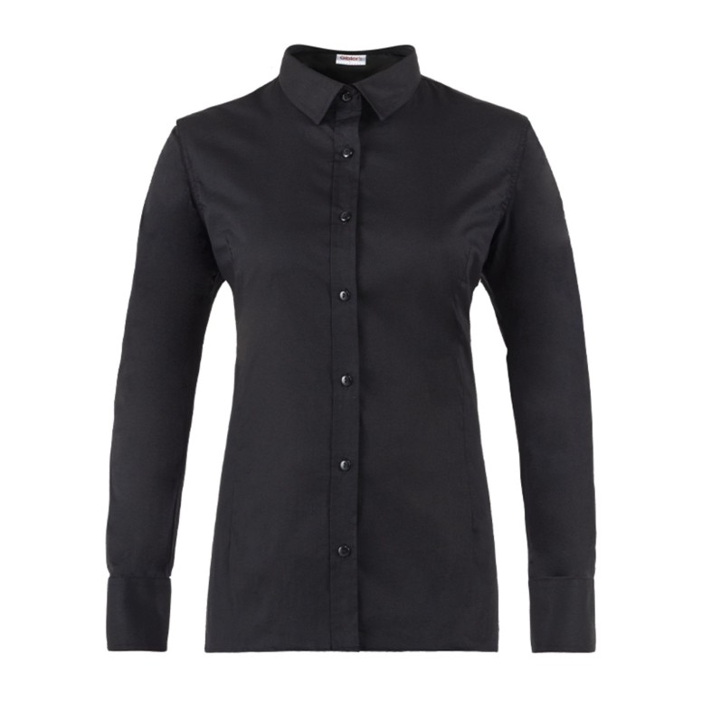 Chemise de travail à manches longues stretch...