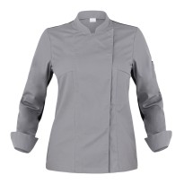 Veste de cuisine coréenne pour chef Giblor's Agata Lady 23P08G341