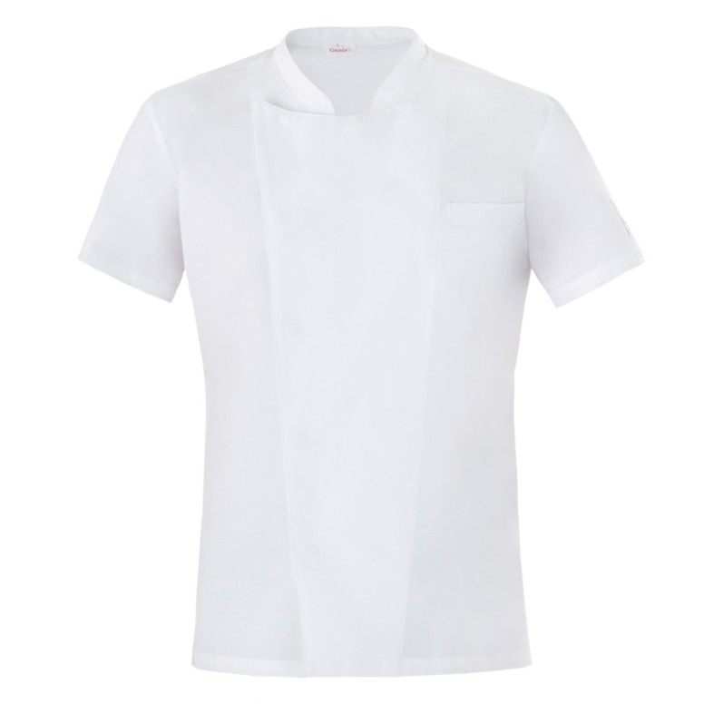 Veste coréenne à manches courtes en 100 % coton...