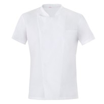 Veste coréenne à manches courtes en 100 % coton pour cuisinier Giblor's Thiago 15P08G641