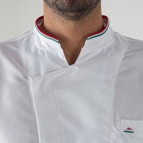 Veste coréenne à manches courtes pour chef cuisinier Giblor's Brando 22P08G302