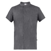 Veste coréenne à manches courtes pour chef cuisinier Giblor's Filippo 20P02K203