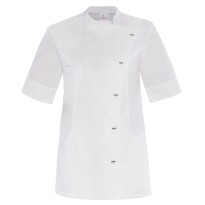 Veste coréenne à manches courtes avec poches multiples pour femme chef cuisinier Giblor's Maya Lady 19P02K075
