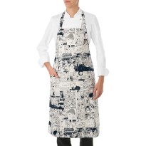 Tablier de travail unisexe 100% coton Giblor's Parigi...