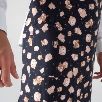 Tablier de travail unisexe en 100% coton Giblor's Parigi 22P08H478