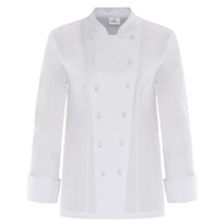 Veste coréenne à manches longues en coton pour chef Giblor's Diana Lady 19P08G105