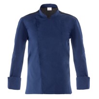 Veste de chef à manches longues en coton 100 % pour la...