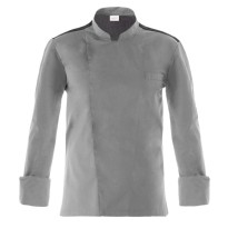 Veste de chef à manches longues en coton 100 % pour la... 2