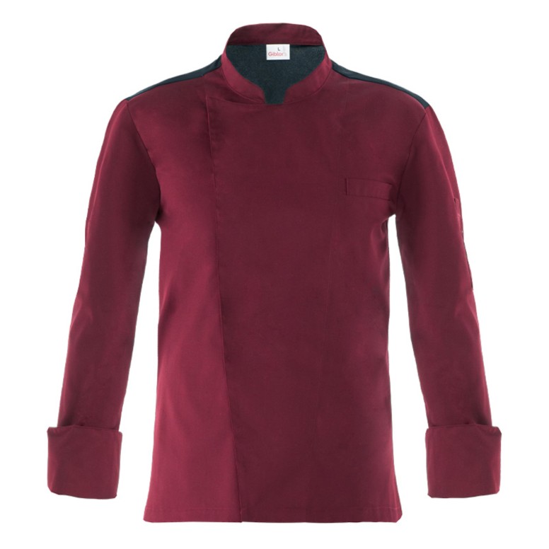 Veste de chef à manches longues en coton 100 %...