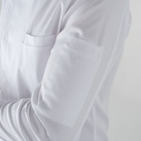 Veste de cuisine coréenne à manches longues extensible pour chef Giblor's Cesare 22P08G294