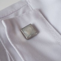 Veste de cuisine coréenne à manches longues extensible pour chef Giblor's Cesare 22P08G294