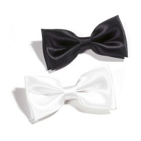 Papillon de travail brillant unisexe 100 % polyester...