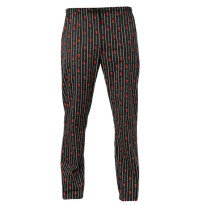Pantalon de travail de cuisinier 100% coton à poches multiples Giblor's Atene 10M1532