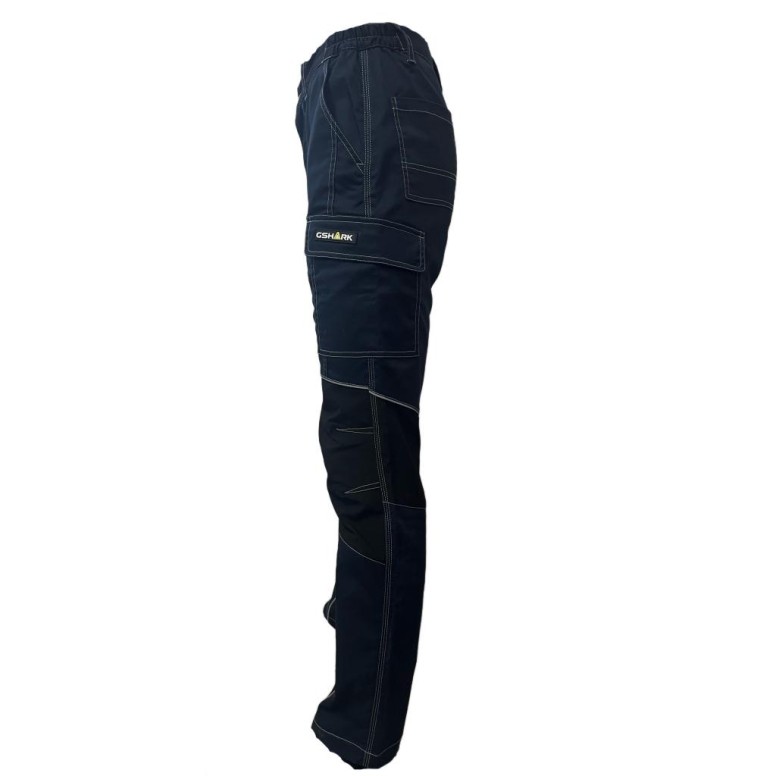 Pantalon de travail Multipoche Stretch Slim Fit...