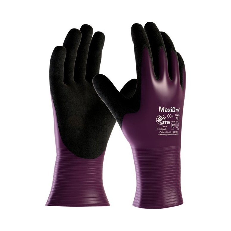 12 Paires - Gants de travail ATG Maxidry en...