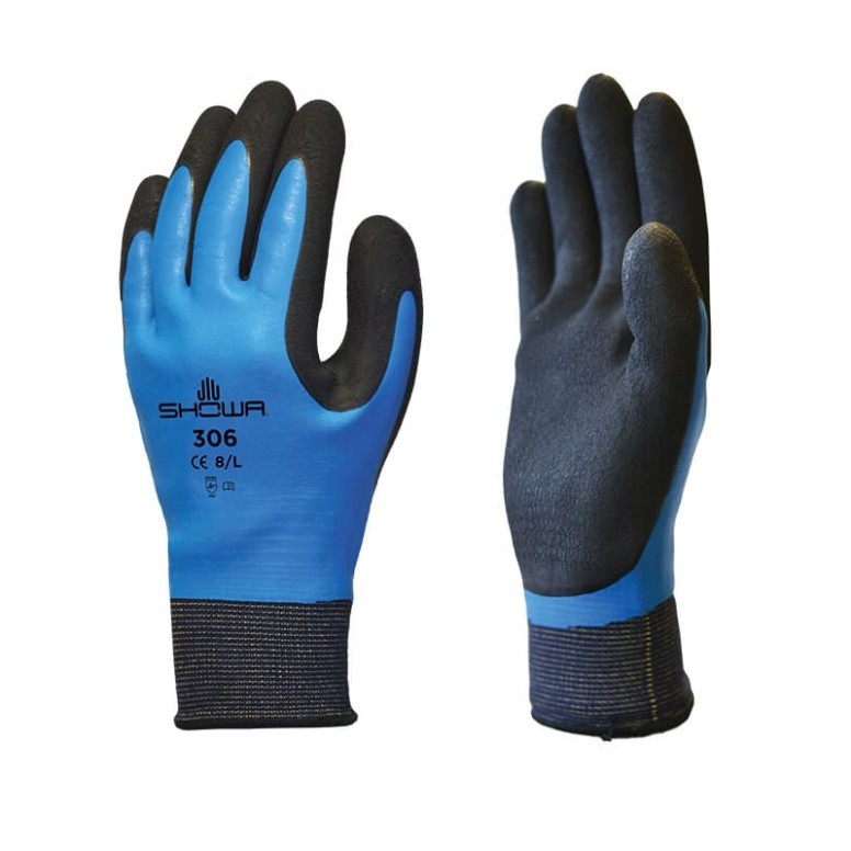 10 Paires - Gants Showa 306 enduits de latex