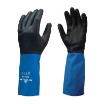 12 Paires - Gants Showa CHM en latex/néoprène sont conçus pour la protection contre les risques chimiques