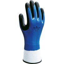 10 paires - Gants Showa 377 à double revêtement en nitrile - Imperméables