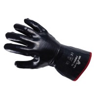 12 Paires - Gants Showa 7199NC en nitrile et coton Jersey renforcé