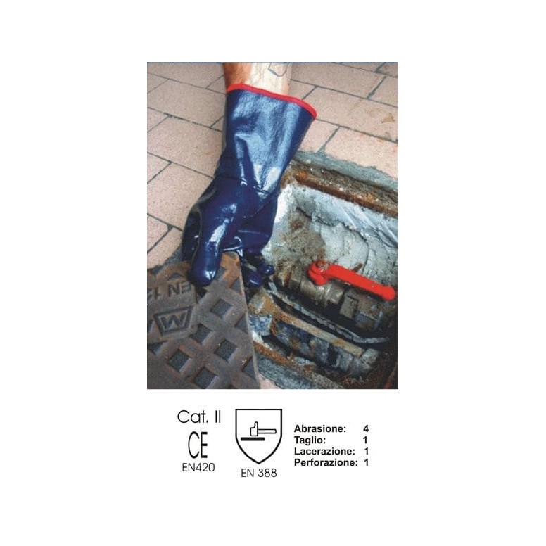 12 Paires - Gants Showa 7199NC en nitrile et...