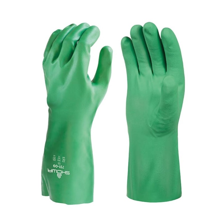 12 paires Gants Showa 731 EBT en Nitrile...