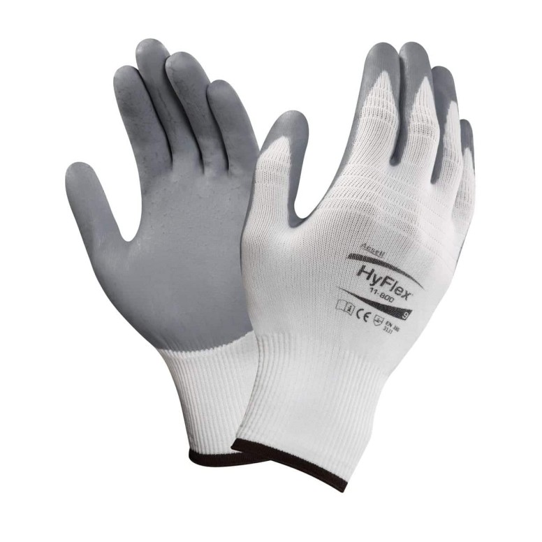 Gants de travail en mousse de nitrile Hyflex...