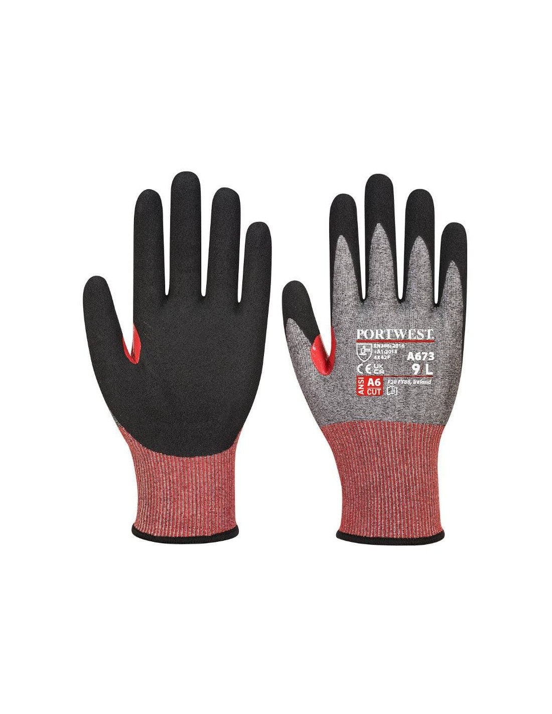 Gants légers et haute dextérité résistants à la coupe, Calibre 18, Revêtement Mousse de nitrile, Enveloppe Nylon/PEHP/Spandex, ASTM ANSI niveau A5 main image 0