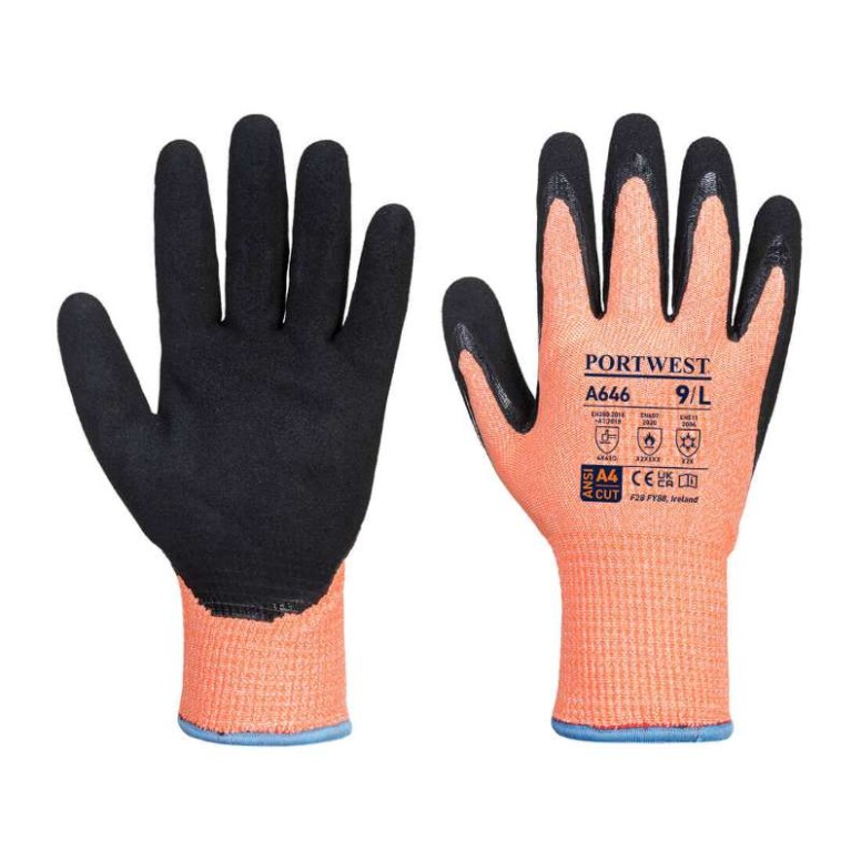 Gants de travail anti-coupure Vis-Tex hiver HR...