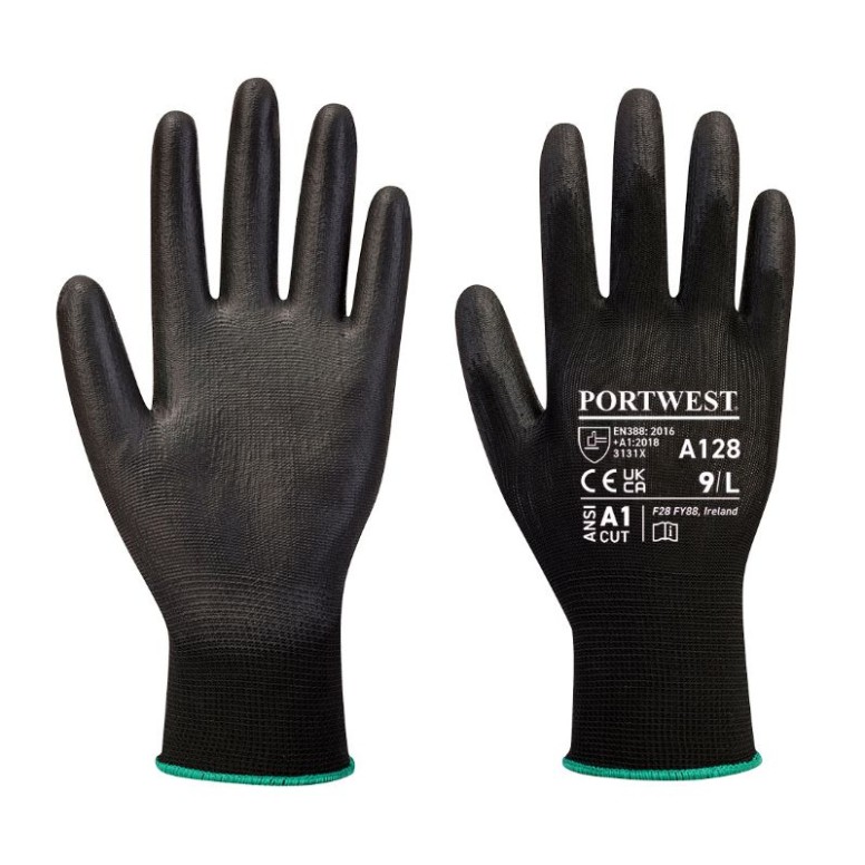 Gants de Travail avec Paume en PU sans Latex -...