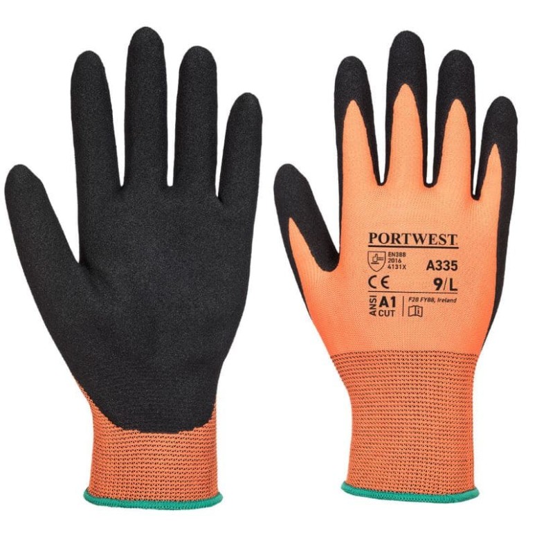 Gants de travail Dermi-Grip NPR15 en nitrile...