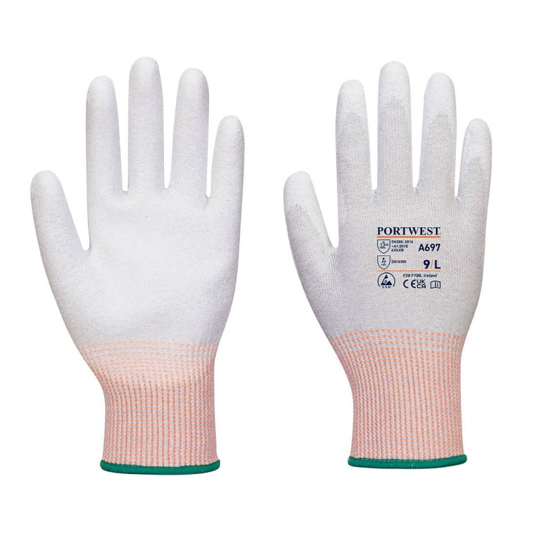 Gants de travail LR 13 ESD avec revêtement en...