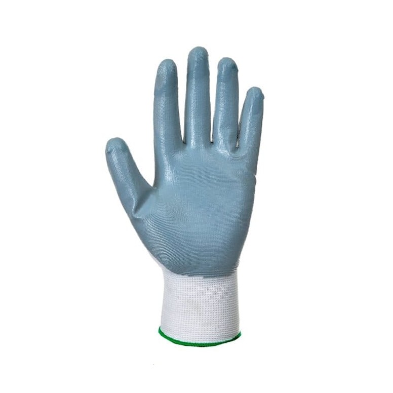 Gants de travail en nitrile avec support en...