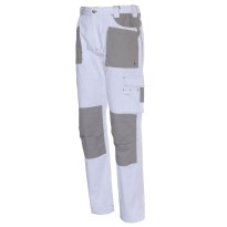 Pantalons de travail ISSA LINE Stretch 8730 à poches multiples et élastiques avec poches latérales