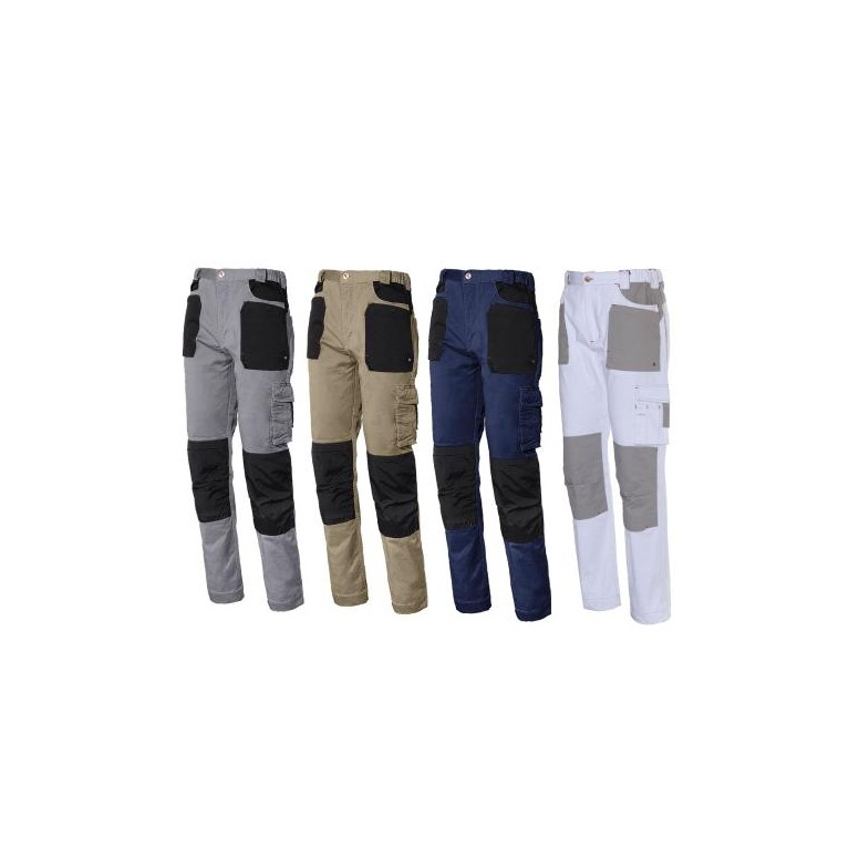 Pantalons de travail ISSA LINE Stretch 8730 à...