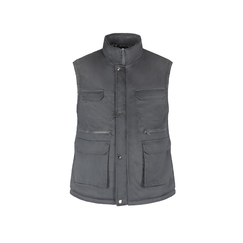 Gilet de travail matelassé en polyester 100%,...