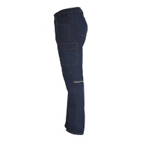 Pantalon de travail professionnel Slim Fit à poches multiples en 100% coton