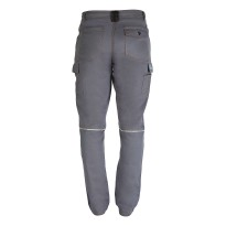 Pantalon de travail professionnel Slim Fit à poches multiples en 100% coton