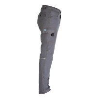 Pantalon de travail professionnel Slim Fit à poches multiples en 100% coton