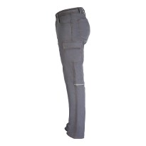 Pantalon de travail professionnel Slim Fit à poches multiples en 100% coton